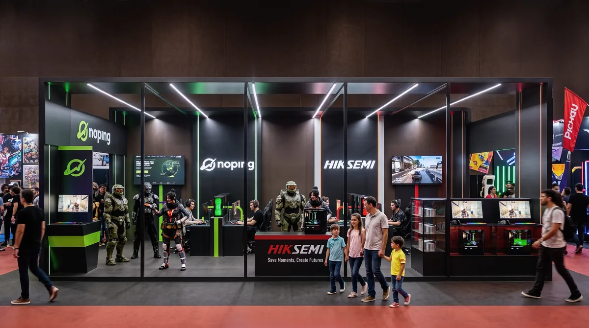 Estande Oficial Hiksemi e NoPing na Pichau Arena 2026