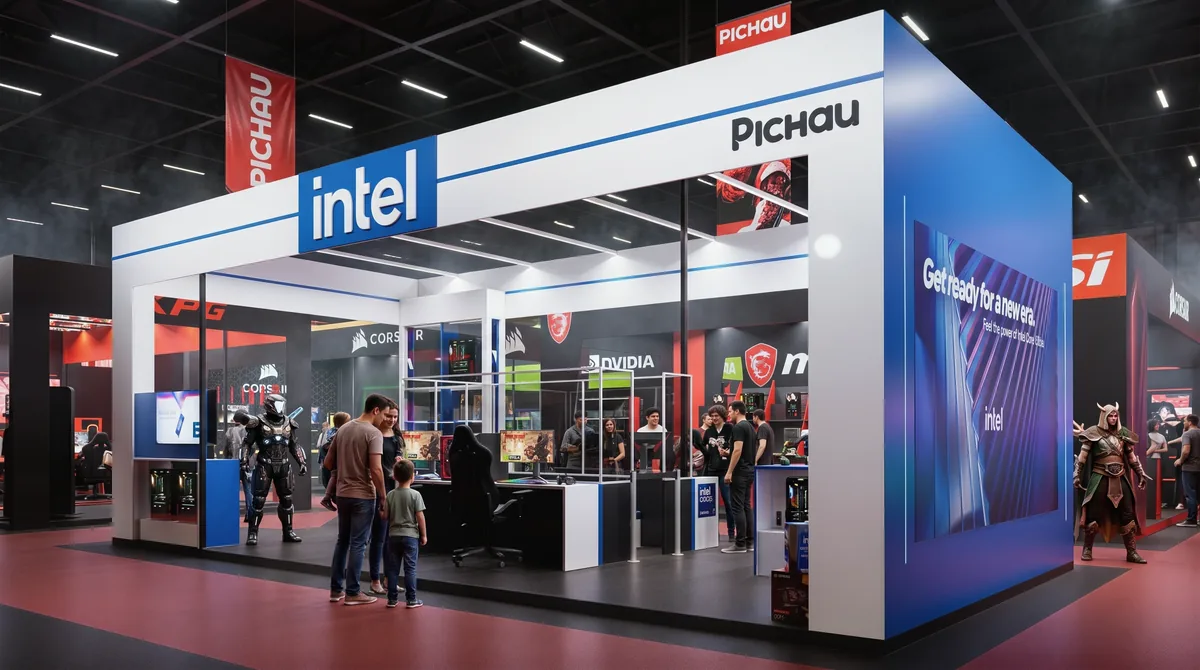 Estande Oficial Intel na Pichau Arena 2026