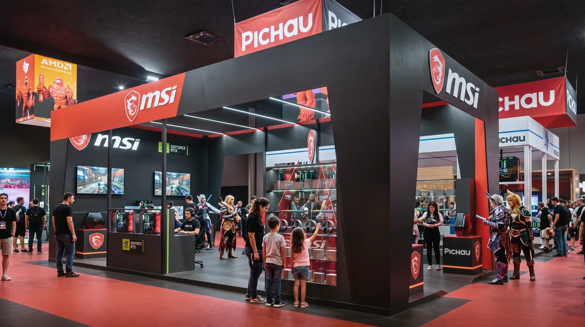Estande Oficial MSI na Pichau Arena 2026