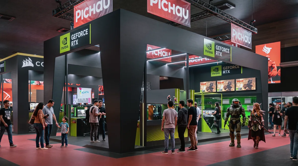 Estande Oficial NVIDIA na Pichau Arena 2026