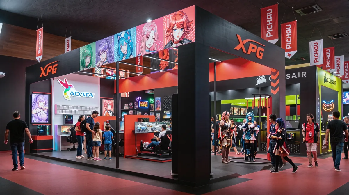 Estande Oficial XPG e ADATA na Pichau Arena 2026